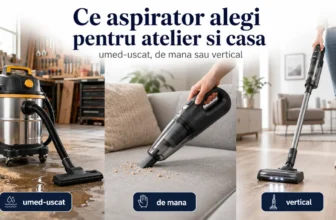 Ce aspirator alegi pentru atelier și casă: umed-uscat, de mână sau vertical