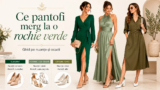 Ce pantofi merg la o rochie verde: ghid pe nuanțe și ocazii