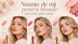 Nuanțe de ruj pentru blonde: cum alegi după subton